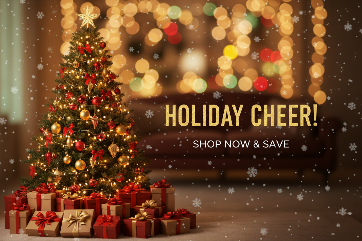 create a cristmas slider image