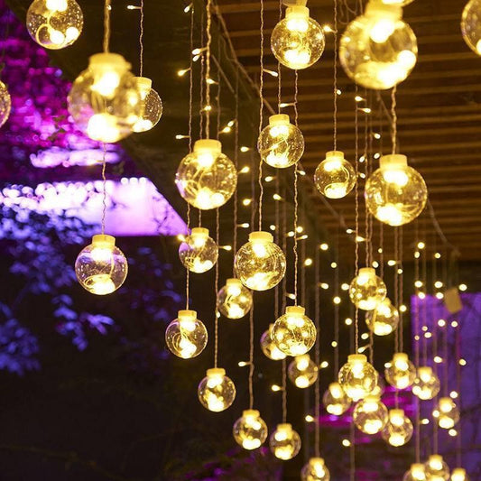 LED Wish Orbs Curtain Light
