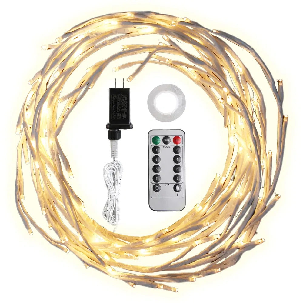 Birch LED Garland Lights – 7.87FT Waterproof Vine with 8 Modes