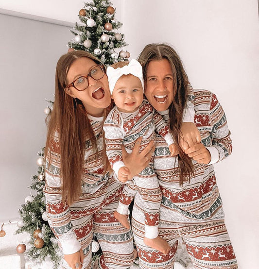 Family Christmas Matching Pajamas Set – Festive Outfits for Adults, Kids & Babies